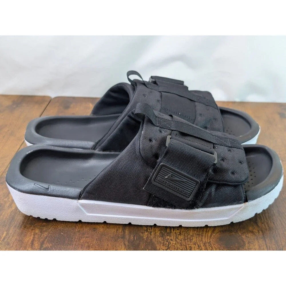 Nike Asuna 3 Slide Black White Men's Size 10 Sandals FB2183-001